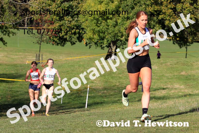 Senior womens 2022 Northern Cross Country Relays, Graves Park, Sheffield. Photo: David T. Hewitson/Sports for All Pics